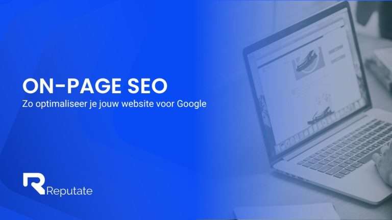 De woorden 'on-page SEO: zo optimaliseer je jouw website voor Google'